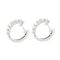 A pair of Diamond Hoop Earrings - image 2