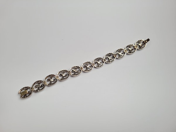 Antique diamond bracelet sku 4884 DBGEMS - image 3