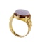 A Gold Carnelian Signet Ring by Edward Vaughton - image 2