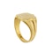 A Gold Shield Signet Ring - image 2