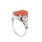 A Silver Coral Arts & Crafts Ring - image 2