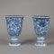 Pair of Chinese blue and white stem cups, Kangxi (1662-1722) - image 1