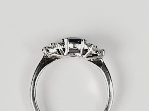 Sapphire and diamond engagement ring sku 4898  DBGEMS - image 2