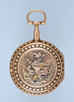 THREE COLOUR GOLD FRENCH VERGE