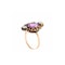 A Gold Silver Amethyst Arts & Crafts Ring by Gaskin - image 2