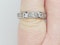 Eternity ring of portrait baguette diamonds with brilliant cut diamonds Sku 4907  DBGEMS - image 4