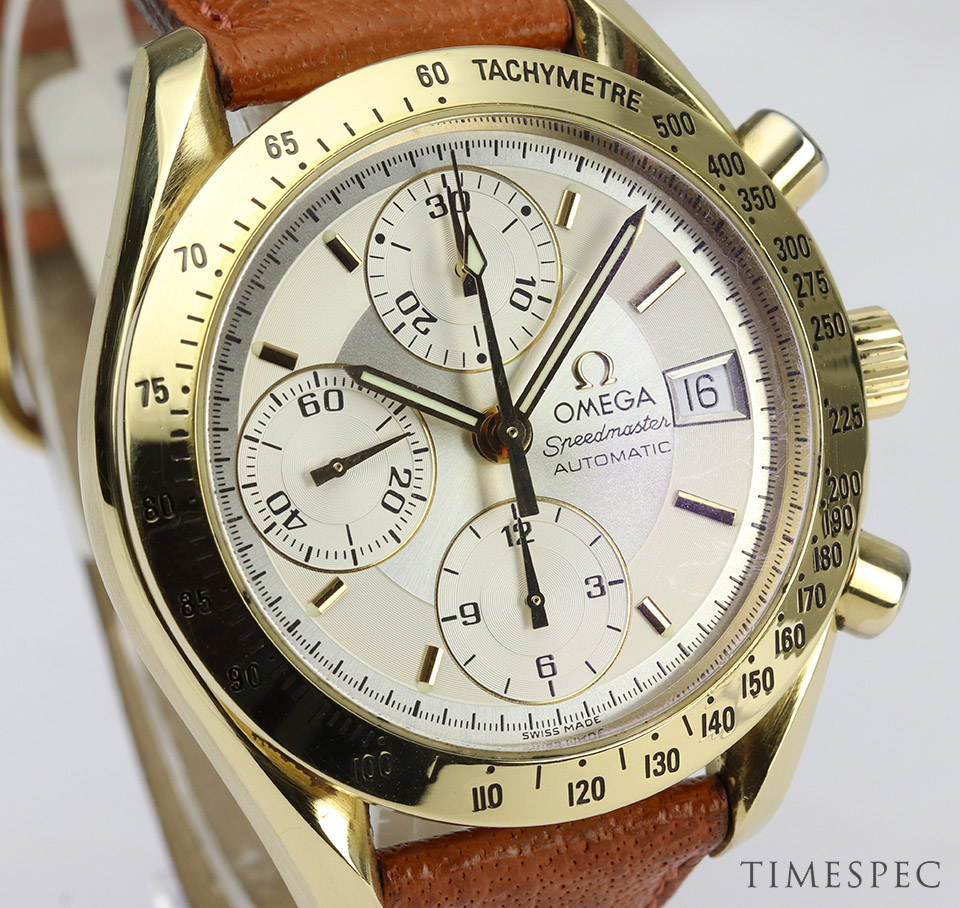 Omega speedmaster 18k top gold