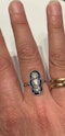 Art Deco sapphire diamond ring. Spectrum - image 3