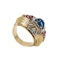 A Post War Sapphire Cocktail Ring Offered By The Gilded Lily - image 6