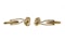 Classic Gold Knot Cufflinks with Torpedo Terminal - image 2