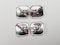 Fine Art deco ruby and diamond cufflinks SKU 4911  DBGEMS - image 2