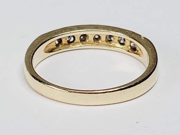 Half hoop diamond ring sku 4918  DBGEMS - image 2