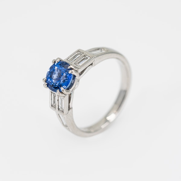 A Sapphire and Diamond Ring Offered by The Gilded Lily - image 3
