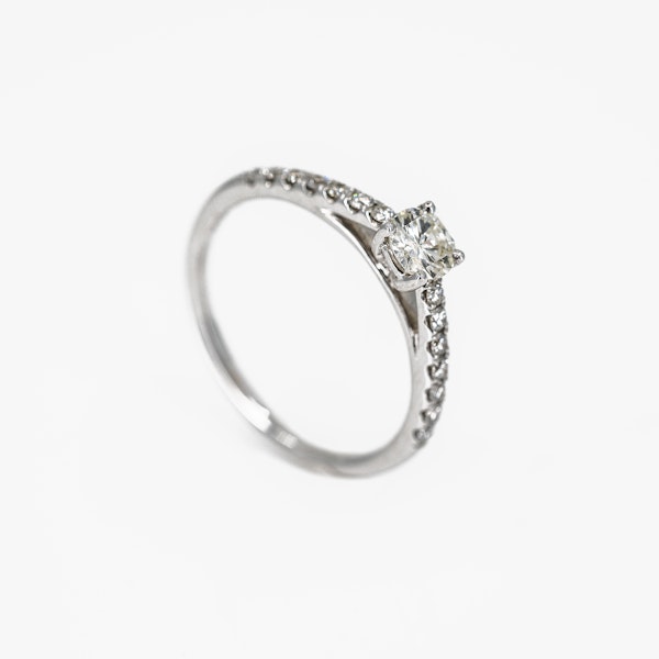 A One Third of a Carat Solitaire Diamond Ring Offered by The Gilded Lily - image 2