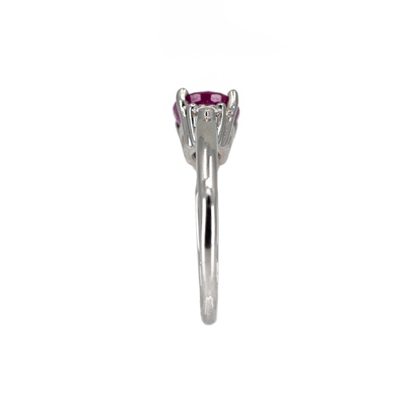 A Fine Burma Ruby Solitaire Ring Offered by The Gilded Lily - image 4