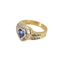 A Heart Shaped Sapphire and Diamond Ring Offered by The Gilded Lily - image 3