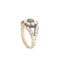 A Georgian Pearl and Emerald Gold Ring - image 2