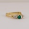 Emerald and diamond unique ring. Spectrum - image 5