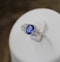 A very fine Art Deco Style Sapphire and Diamond Ring mounted in Platinum, Mid - Late 20th Century - image 3