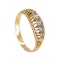 Edwardian 5 stone diamond ring in 18 ct yellow gold - image 2