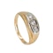 Gents/ladies 3 stone diamond ring - image 2