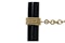 Vintage Onyx Baton Cufflinks in 18 Carat Gold - image 2