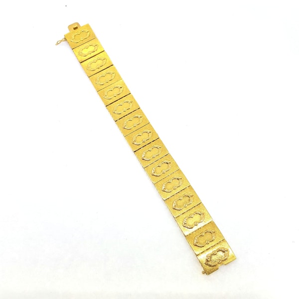 Brevetto Panel Bracelet 18 carat Gold - image 2