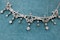 A very fine Art Nouveau Diamond Demi Fringe Necklace set in High Carat White Gold & Platinum tipped, Continental, Circa 1930 - image 3