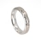 18 ct white gold wedding ring set with 3 emerald cut diamonds - image 2