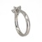 Diamond solitaire ring, princess cut. Certificated - image 3