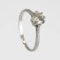 Diamond solitaire ring in platinum 0.75 ct est. - image 2