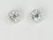 diamond halo cluster ear studs sku 4948  DBGEMS - image 2
