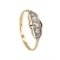 Victorian 5 stone diamond ring in 18 ct gold - image 2
