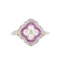 An Art Deco Ruby Diamond Ring - image 3