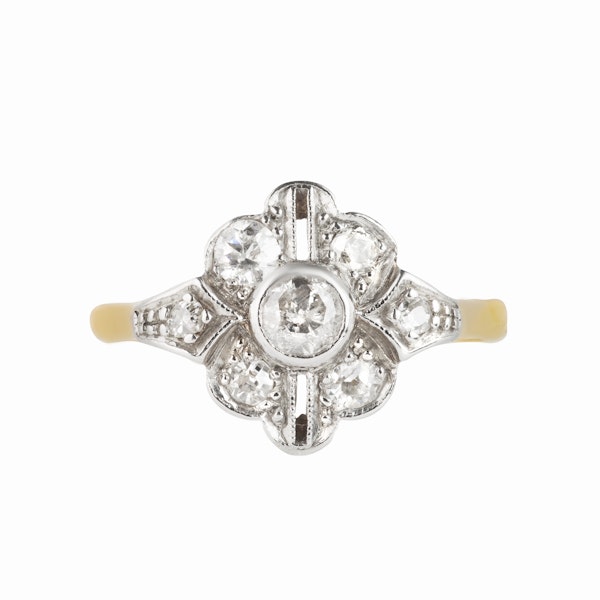 Art Deco Diamond Ring - image 1
