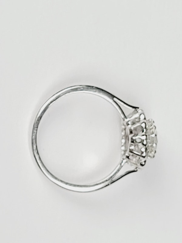 Diamond halo engagement ring sku 4965  DBGEMS - image 4