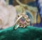An extraordinary and rare 3.00 Carat Natural Pink Spinel & Diamond Cluster Ring set in 18 Carat Yellow Gold, Circa 1900 - image 6