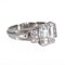 3.3 carat Emerald cut diamond ring - image 2