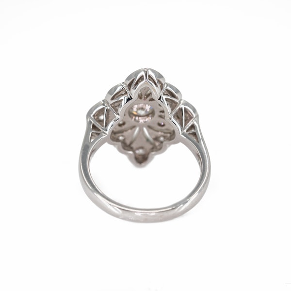 A Pierced Goldwork Diamond Set Ring Offered by The Gilded Lily - image 4