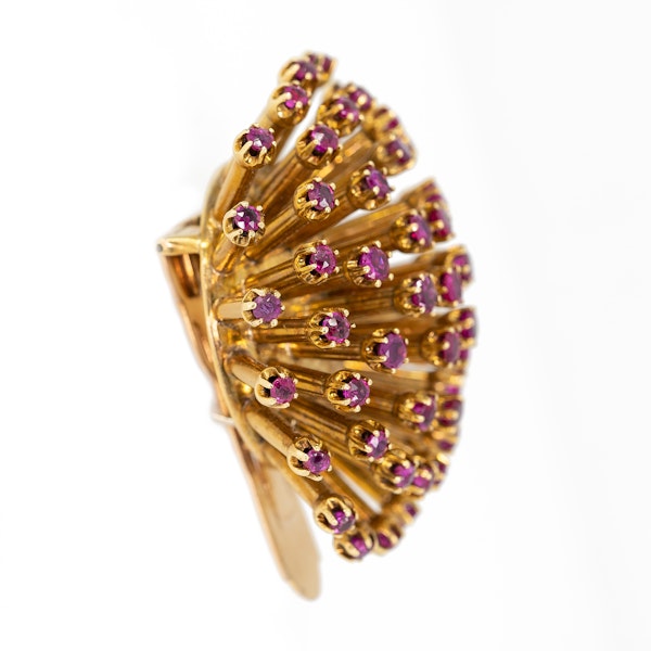 A Ruby Brooch Offered by The Gilded Lily - image 3