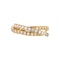 An Antique Gold Diamond Russian Wedding Ring - image 4