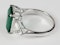 3.70ct emerald and diamond ring sku 4971 DBGEMS - image 3