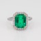 A Magnificent Emerald Dress Ring Offered by The Gilded Lily - image 3
