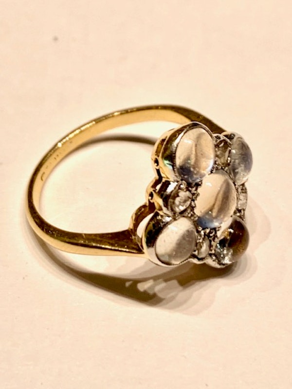 Moonstone and diamond ring. Spectrum - image 2