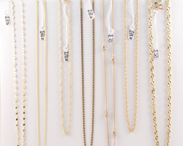 Selection of Antiques 9ct Gold Chains SHAPIRO & Co since1979 - image 1