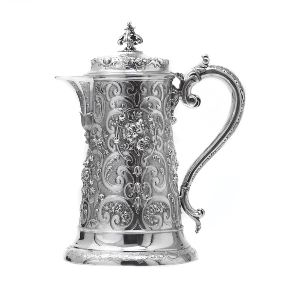 Silver tankard by Robert Hennell - image 2