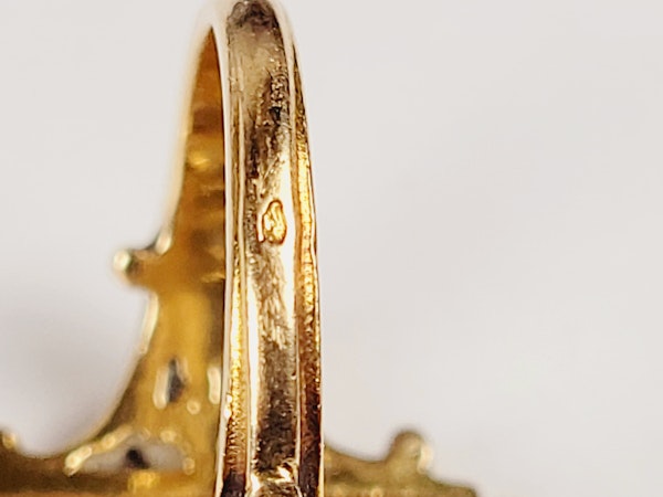 Weise 18ct gold ring sku 5000  DBGEMS - image 3