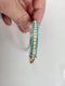 Antique natural pearl and turquoise gold bangle sku 5026  DBGEMS - image 2