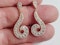 Modern diamond earrings sku 50  DBGEMS - image 2