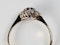 Antique sapphire and diamond engagement ring sku 50  DBGEMS - image 3